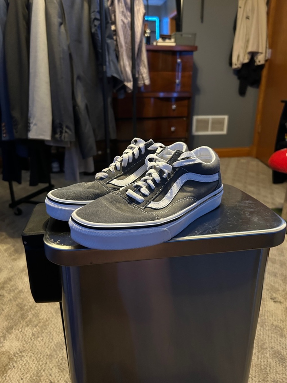 Grey Vans Size 7